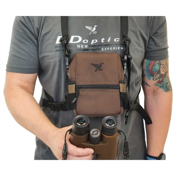DDoptics Fernglastasche Harness Braun